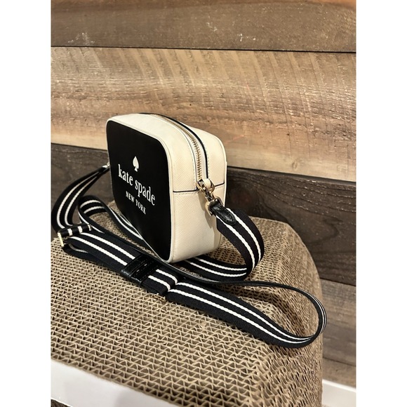 Kate Spade Oh Snap Colorblock Mini Camera Bag Toasted Black Multi - Picture 5 of 10